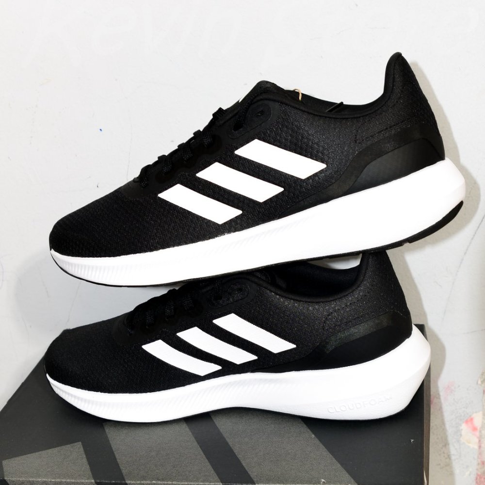 adidas Black and White Running Shoes